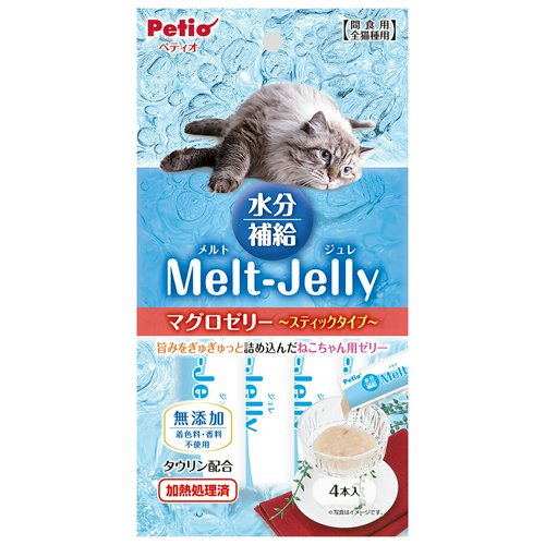 ペティオ メルトジュレ 水分補給 マグロゼリー スティックタイプ 4本入