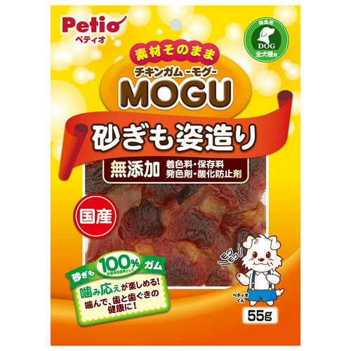 ペティオ チキンガムMOGU 無添加 砂ぎも姿造り 55g
