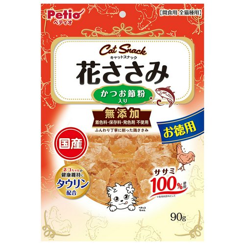 ペティオ キャットSNACK 花ささみ かつお節粉入り 90g