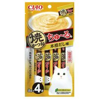 CIAO 焼かつおちゅ~る 本格だし味 8g×4本