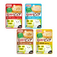 いなば CIAO ピュアパウチ 30g 4種各1袋