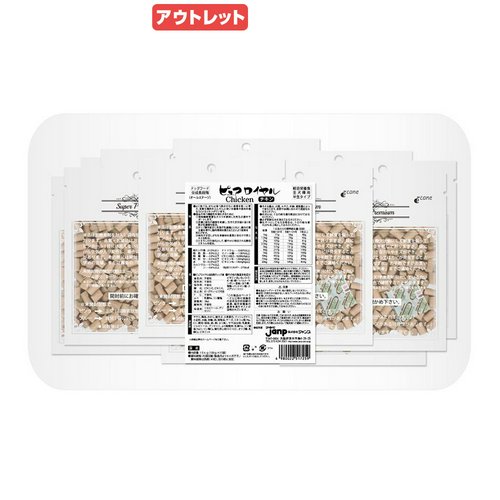 アウトレット品 ピュアロイヤル チキン 1.5kg(100g×15袋) ドッグフード セミモイスト 訳あり