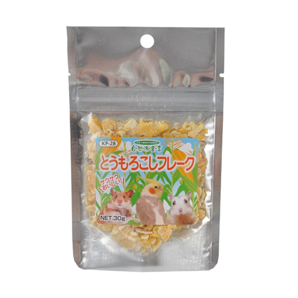 黒瀬ペットフード 自然派宣言 とうもろこしフレーク 30g おやつ