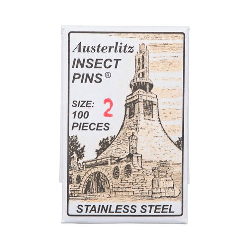 標本針 Austerlitz Insect Pins 2号 100本入り 長さ38mm