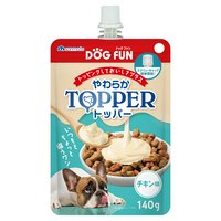 サンメイト DOG FUN やわらかトッパー チキン味 140g ドッグフード トッピング ウェットタイプ