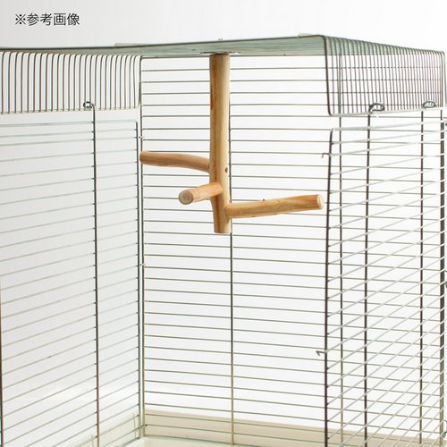 鳥 とまり木 ヒノキの吊り下げパーチ ショート 細め 国産 セキセイ 小型インコ フィンチ