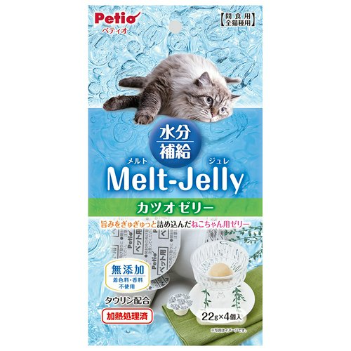 ペティオ メルトジュレ 水分補給 カツオゼリー 22g×4個入