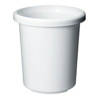 鉢 長鉢 F型 4号(ホワイト)φ12.5×13.3cm