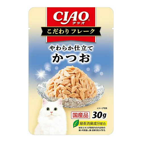 いなば CIAO チャオ こだわりフレークかつお 30g×16