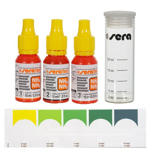 アウトレット品 セラ NH4/NH3(アンモニア)テスト 15mL 淡水海水用 約60回分 訳あり