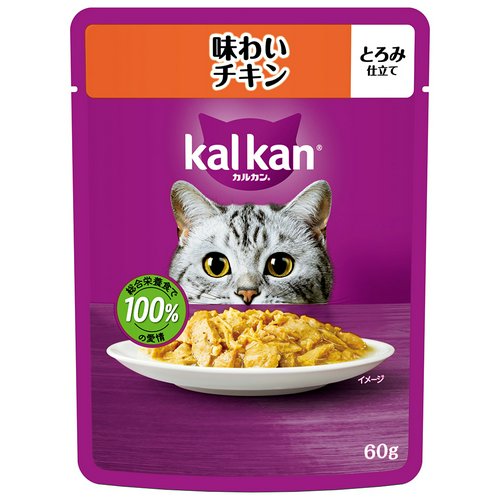カルカン パウチ 味わいチキン 60g キャットフード