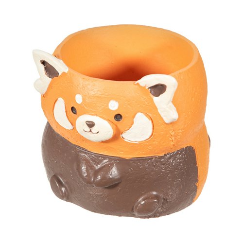 鉢 リトルレジンポット レッサーパンダ 1号ポット用 鉢カバー