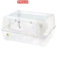 アウトレット品 三晃商会 ルーミィ60 グランスペース クリアー(62×45×31.5cm) ハムスター ファンシーラット ケージ 訳あり